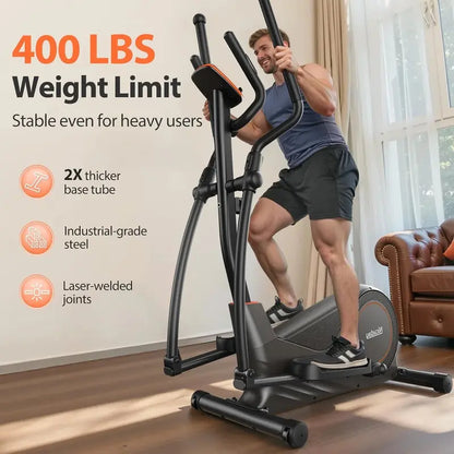 Niceday 20-Inch Stride Elliptical Machine  16 Resistance Levels, 500 lb Capacity