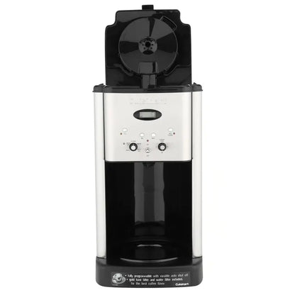 Cuisinart Brew Central 12-Cup Drip Coffee Maker  Stainless Steel Body, Glass Carafe, Programmable Timer