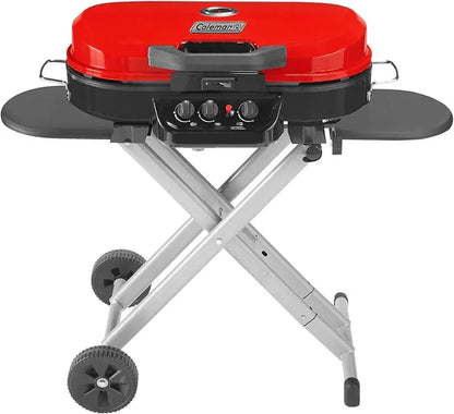 Coleman RoadTrip 285 Portable Propane Grill  Stand-Up Design, Easy Setup