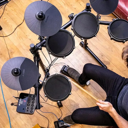 Alesis Turbo Mesh Electronic Drum Set  100+ Sounds & Responsive Mesh Pads