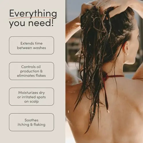 Jupiter Sulfate-Free Dandruff Shampoo & Conditioner  Relieves Dry, Itchy Scalp  9.5 fl oz Each