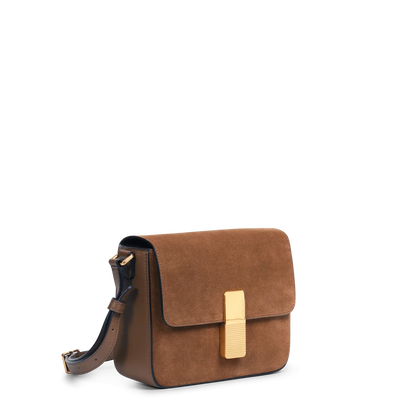 Mini Monceau - Cuir Velours Camel