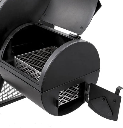 Longhorn Reverse-Flow Offset Smoker for Authentic BBQ Flavor