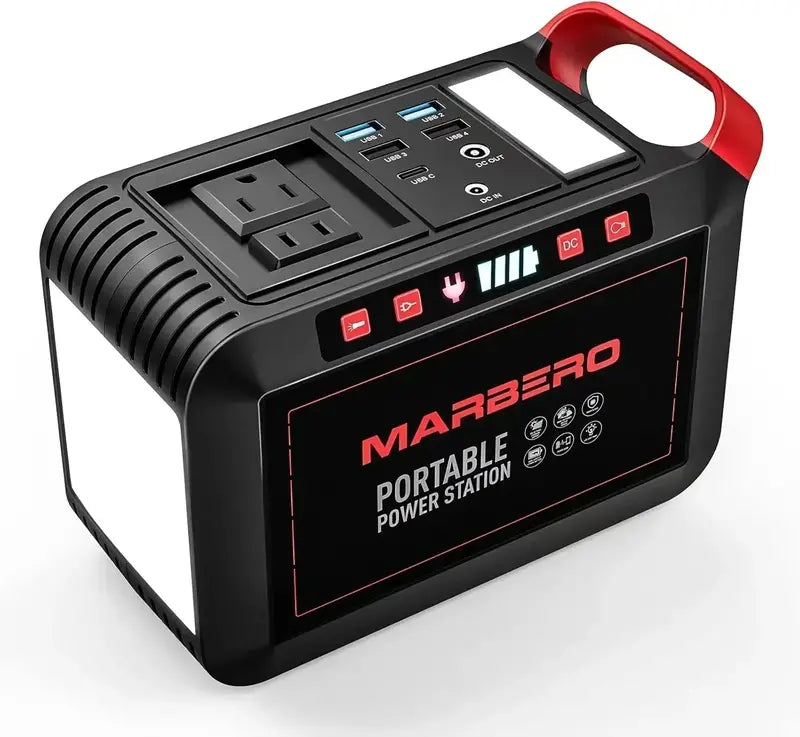 Compact Portable Power Station — 88Wh Solar-Compatible Lithium Battery with Fast-Charging Output