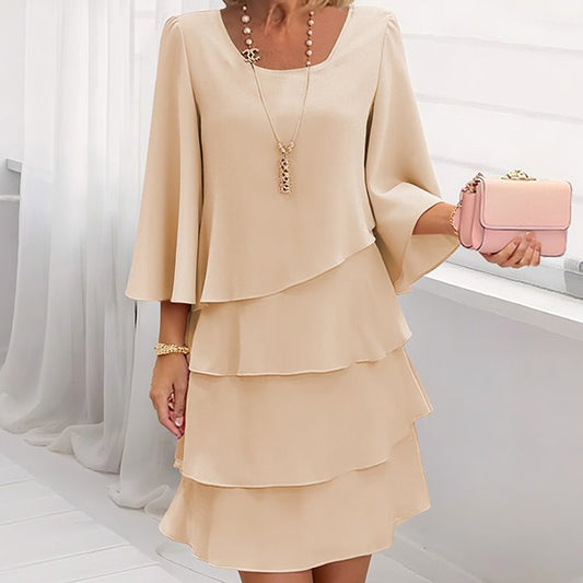Robe Longue à Volants "Énigme"