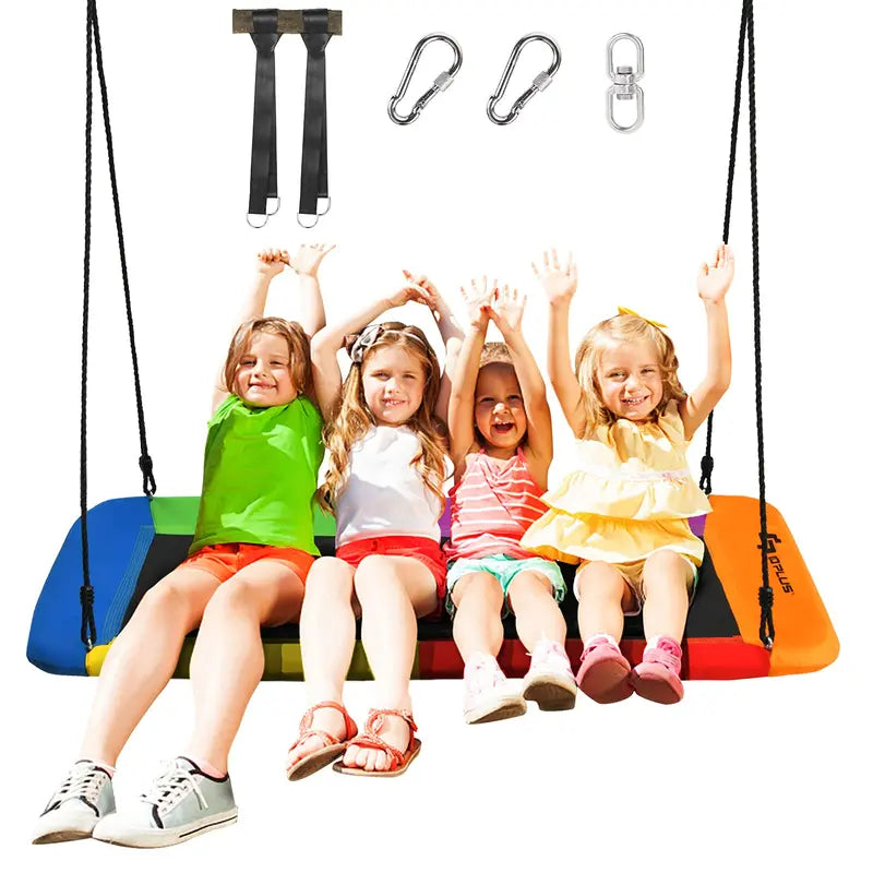 Extra-Large 60-Inch Tree Swing Platform  Heavy-Duty 700 lb Capacity for Kids & Adults