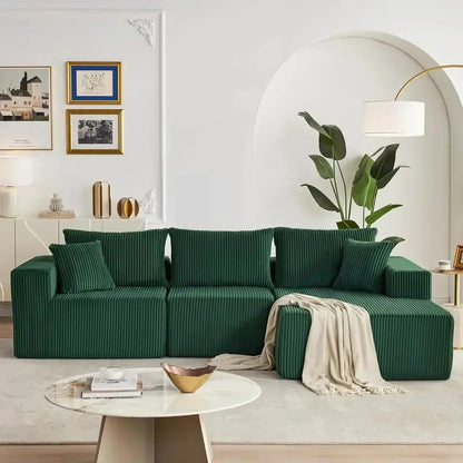 Cloud-Style Modular Sofa — 108-Inch Configurable Sectional with Deep Seating & Power-Reclining Options