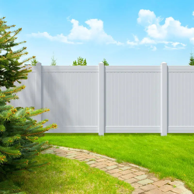 Pro Series Hudson 6×6 White Vinyl Privacy Fence Panel Kit