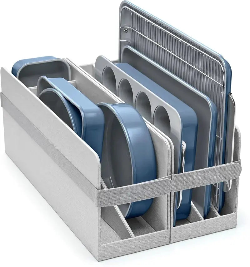 11-Piece Ceramic Nonstick Bakeware Set  PTFE/PFOA-Free, Aluminized Steel, Navy Finish