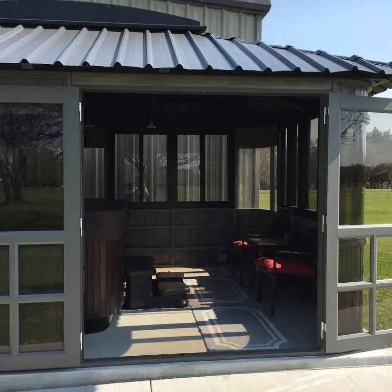 Colorado 17.5′ x 11.5′ Low-Maintenance Composite PVC Patio Gazebo