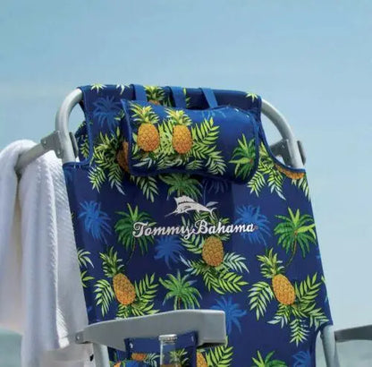 Tommy Bahama 2-Pack Folding Beach Deck Chairs with Backpack Design
