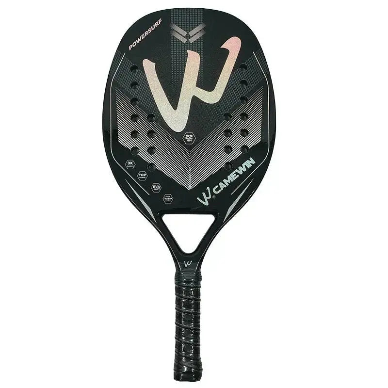 ProCarbo Grip Beach Tennis Racket  Premium 3K Carbon Fiber Construction