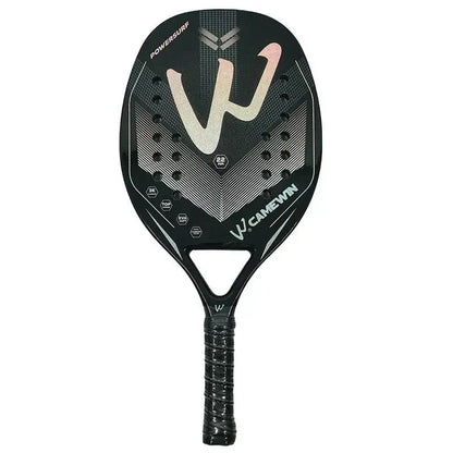 ProCarbo Grip Beach Tennis Racket  Premium 3K Carbon Fiber Construction