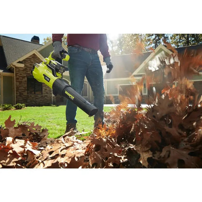 RYOBI 40V Brushless Jet Fan Blower  125 MPH / 550 CFM Whisper Series with 4.0Ah Battery