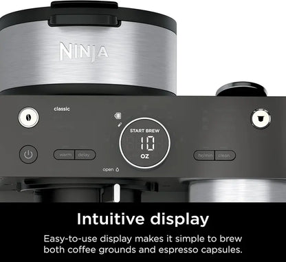 Ninja Espresso & Coffee Maker  3 Brew Styles, Single-Serve & Barista-Style System