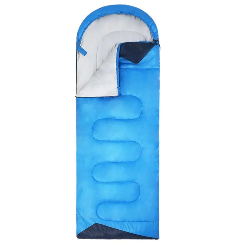 All-Season Sleeping Bag with Water-Resistant Shell and Thermal Lining