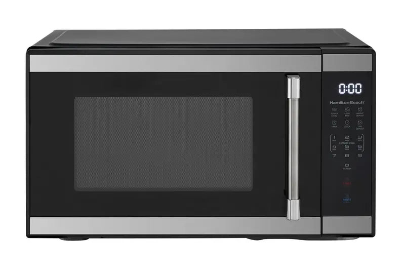 Hamilton Beach 1.1 Cu. Ft. Stainless Steel Microwave Oven  1000W Mid-Size Countertop Model