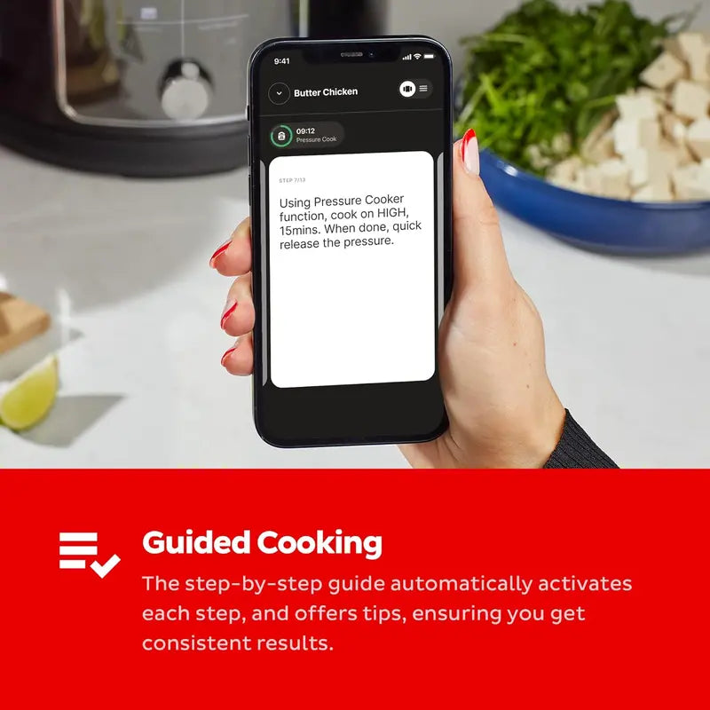 Pot Pro Plus 6-Quart Wi-Fi Smart 10-in-1 Cooker with App & 800+ Recipes