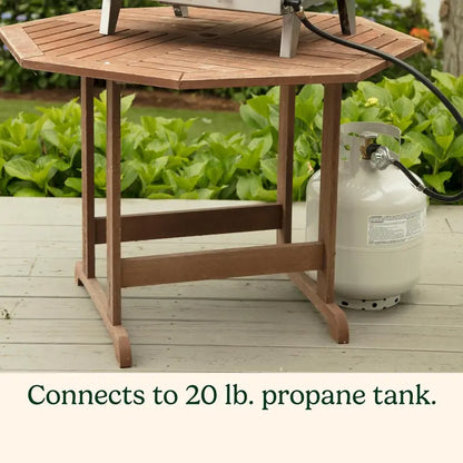 Cuisinart Chef’s Style Portable Propane Grill — 2-Burner, 20,000 BTU Outdoor Gas Grill