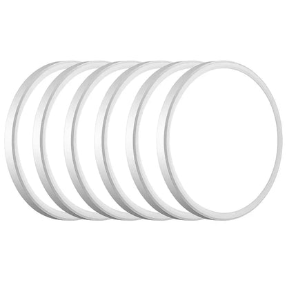 WKONCLDY 6PACK 3200lm LED Flush Mount Ceiling Light, Super Slim 12 inch