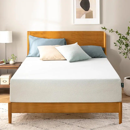 Zinus Lumbar+ 14-Inch King Mattress: Ergonomic Memory Foam with Targeted Lumbar Support, Cooling Gel Infusion, Green Tea Extract, and Soft Cool-to-Touch Cover