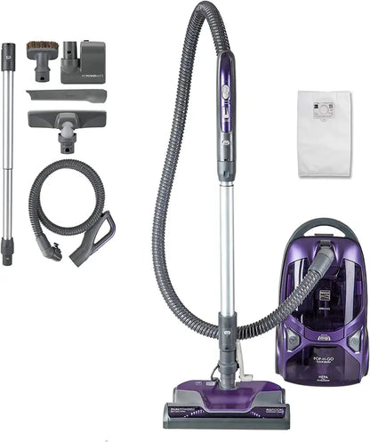 Kenmore 600 Series Lightweight Bagged Canister Vacuum with Dual-Motor, HEPA Filter & Pet PowerMate