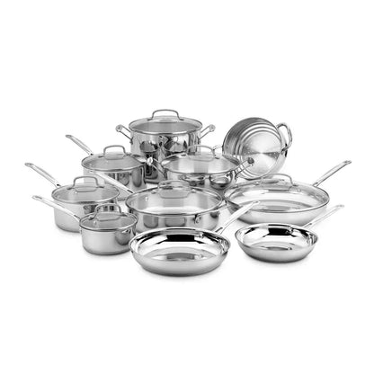 Cuisinart Chef’s Classic 17-Piece Stainless Steel Cookware Collection