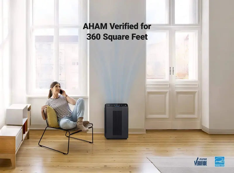 Winix 5500-2 True HEPA Air Purifier with PlasmaWave Technology for Allergen Reduction