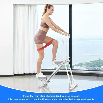 Compact Folding Stair Stepper for Cardio Training and Home Gym Use