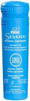 FROG Serene Mineral Cartridge for Hot Tubs & Spas up to 600 Gallons  Quick & Easy Sanitizer