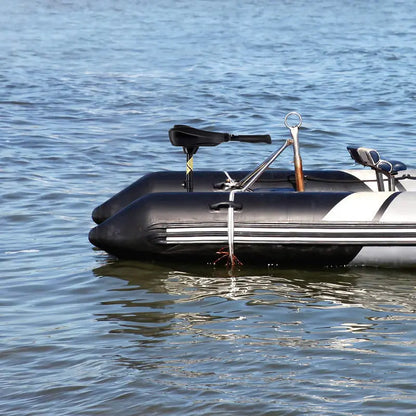 8-Speed Electric Trolling Motor with Adjustable Telescopic Handle for Boats