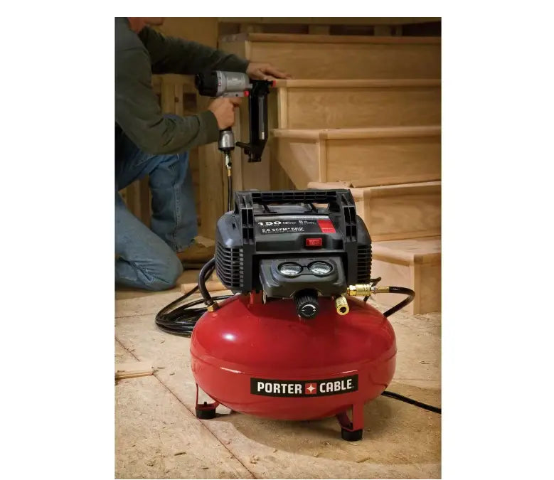 6-Gallon Oil-Free Pancake Air Compressor  150 PSI Output