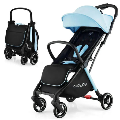 Compact Airplane-Approved Travel Stroller  Lightweight Foldable Design for Infants & Toddlers