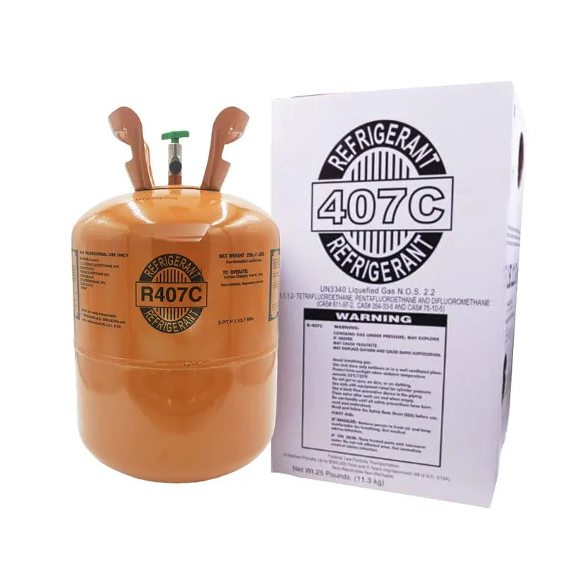25 lb R407C Refrigerant  Widely Used Retrofit Alternative for R22 in Air Conditioning