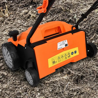 2-in-1 Electric Lawn Dethatcher & Weeder  12-Amp, 3-Depth Adjustable Tool