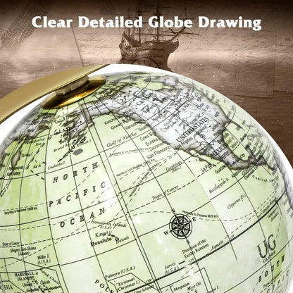 Educational World Globe  5″, 8″, or 10″ Diameter Desktop Geography Model