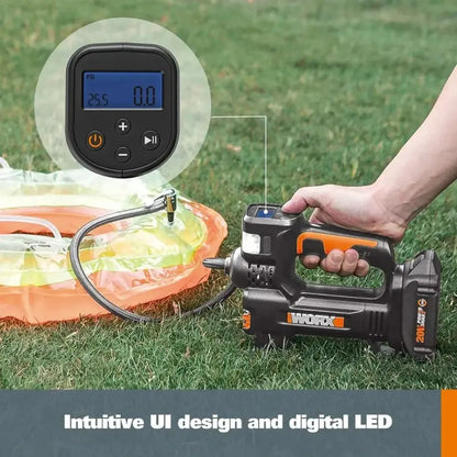 20V MAX Cordless Multi-Function Air Pump  Portable Inflator with Battery & Charger Included