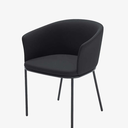 Lot de 2 fauteuils de salle à manger en velours
