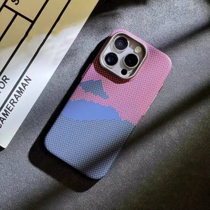 MagSafe-Compatible iPhone Case with Alloy Mount Bracket & 3D Texture Relief