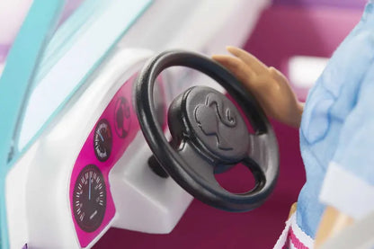 Barbie Purple Off-Road Vehicle with Pink Seats, Rolling Wheels, Ages 3-7