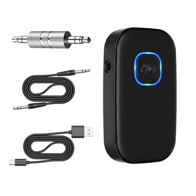 Wireless AUX Bluetooth Audio Receiver for Car Stereos and Home Audio Systems