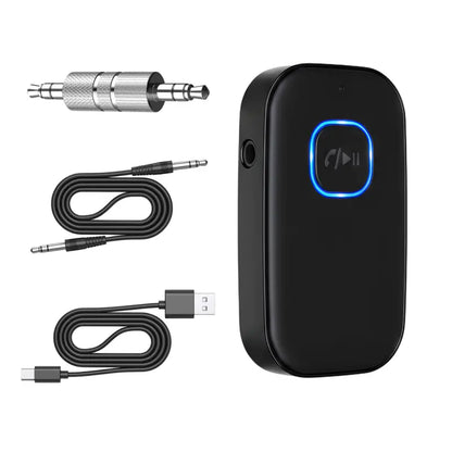Wireless AUX Bluetooth Audio Receiver for Car Stereos and Home Audio Systems
