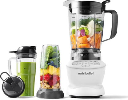 nutribullet Full-Size Blender Combo NBF50500  1200W Powerhouse in Dark Gray
