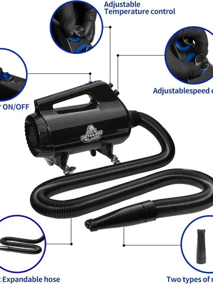 SGGF Air Cannon Car Dryer Blower 5.0HP  High-Speed Dual Mode for Detailing &amp; Car Wash