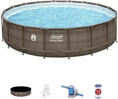 Coleman Power Steel 18 x 48 Above-Ground Swimming Pool Kit