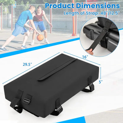 Heavy-Duty Basketball Hoop Sandbag Anchor  Indoor/Outdoor Weighted Base for Portable Rims