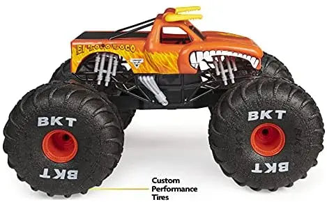 Monster Jam Mega Grave Digger All-Terrain RC Monster Truck with Lights, 2.4GHz Controller, 2ft Long