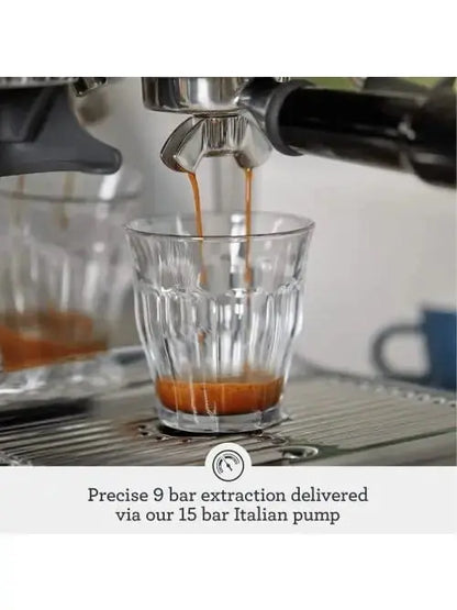 Breville Barista Express BES870XL Espresso Machine  Built-in Grinder, Stainless Steel, 67 oz Water Reservoir