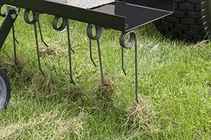 Agri-Fab 48-Inch Tow-Behind Dethatcher  Steel Tine Lawn Renovation Tool