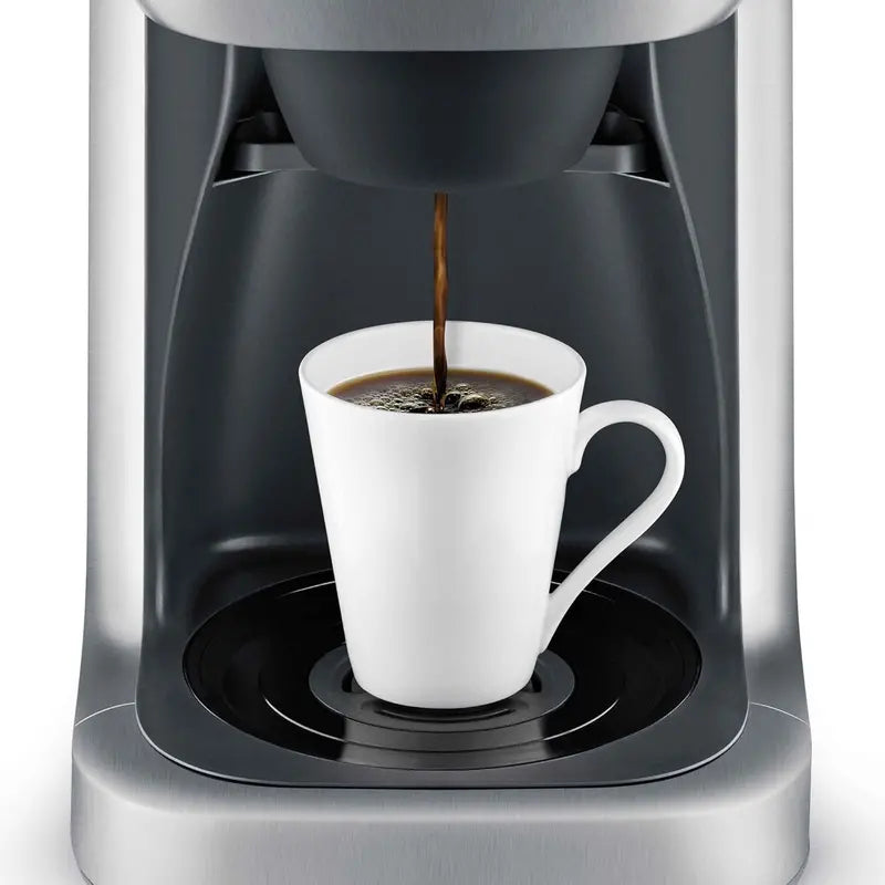 Breville BDC650BSS Grind Control Coffee Maker  Integrated Burr Grinder, Thermal Carafe, Brushed Stainless Steel